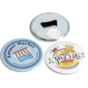 Açacaklı Buton Magnet ( 6 x 6 cm )