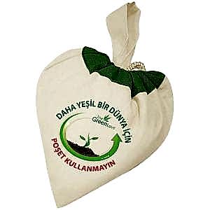 İp Büzgülü Ham Bez Çanta