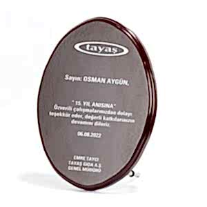 Ahşap Plaket ( 23,5 x 18,3 cm )