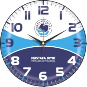 Bombe Cam Duvar Saati ( Ø 30 cm )