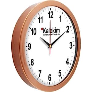 Metalize Duvar Saati ( Ø 30 cm )