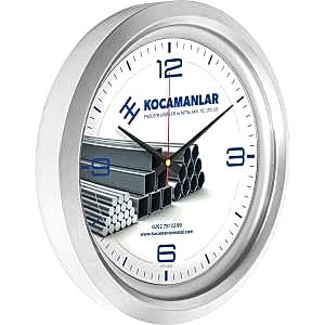Metalize Duvar Saati ( Ø 40 cm )