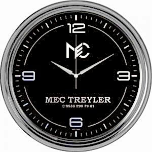 Metal Duvar Saati ( Ø 33 cm )